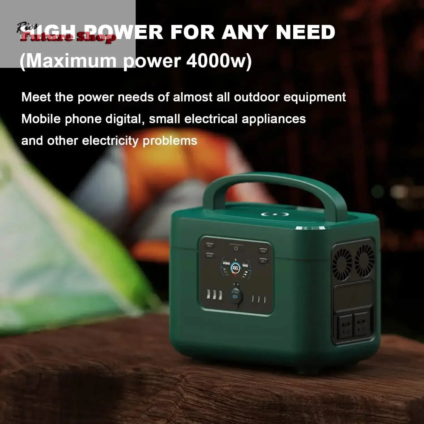 1200W Solar Portable Power Station with Storage DSersALIEXPRESS