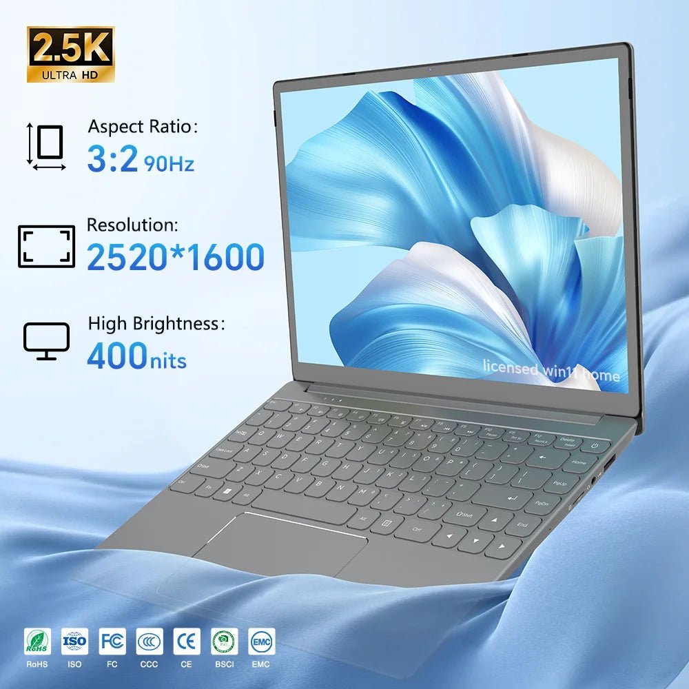 14" Laptop Windows 11Home Intel N5105 16GB DDR4 512GB SSD - Rios Future Shoplaptops191284323:10364616 GB;191288032:1181041TB;210190481:-1Sky Gray/WIN11 HOME license;210218294:-2Intel N5105