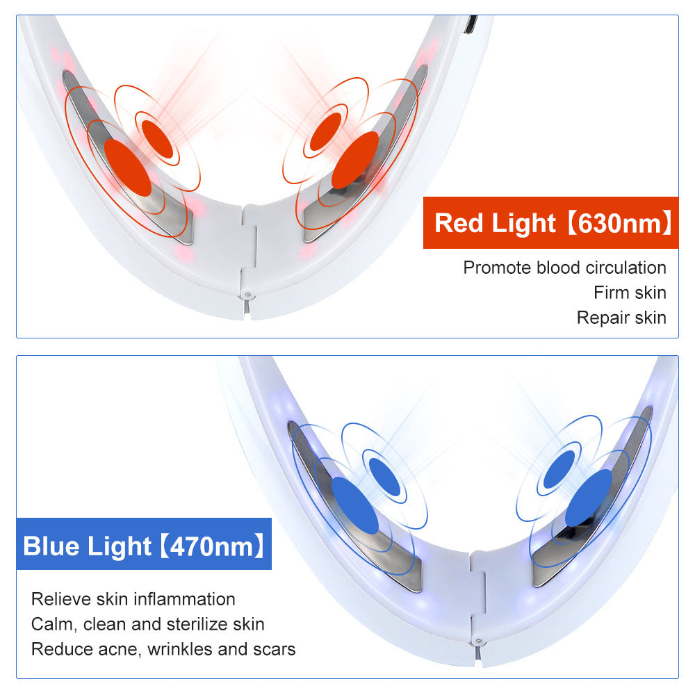 Instrumento multifuncional de beleza facial para lifting e afinamento facial