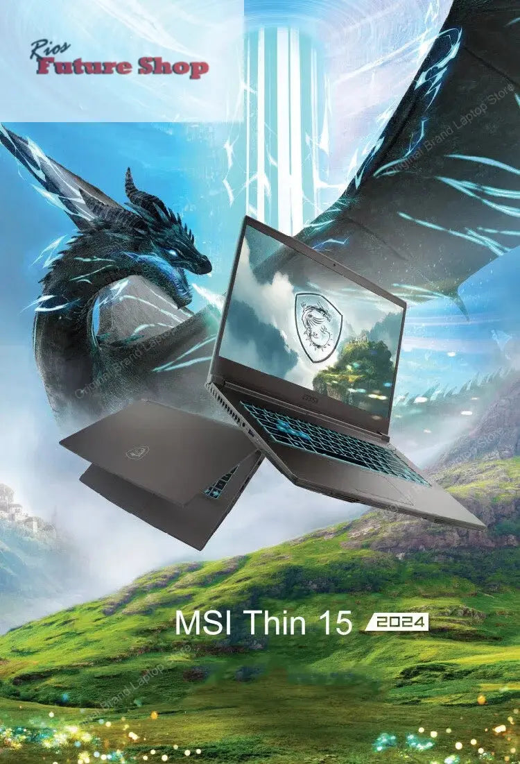 2024 MSI Thin 15 Gaming Laptop 15.6 Inch 2.5K FHD 144Hz IPS Screen Notebook i5-13420H 32GB 1TB RTX3050 Gaming Netbook Computer DSersALIEXPRESS