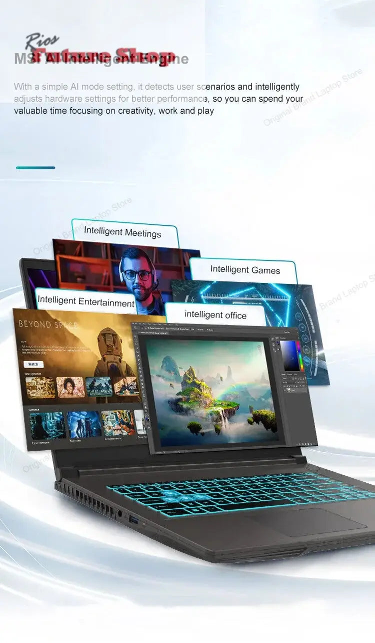 2024 MSI Thin 15 Gaming Laptop 15.6 Inch 2.5K FHD 144Hz IPS Screen Notebook i5-13420H 32GB 1TB RTX3050 Gaming Netbook Computer DSersALIEXPRESS
