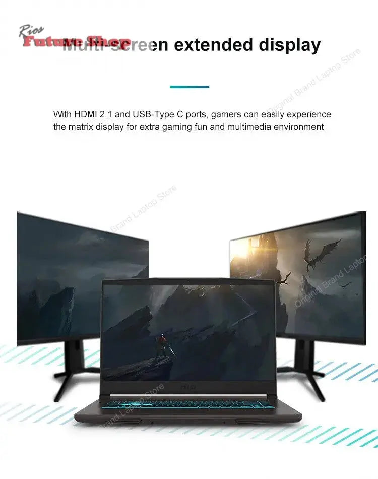 2024 MSI Thin 15 Gaming Laptop 15.6 Inch 2.5K FHD 144Hz IPS Screen Notebook i5-13420H 32GB 1TB RTX3050 Gaming Netbook Computer DSersALIEXPRESS