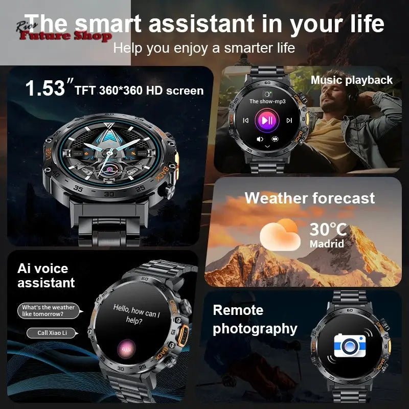 2024 New Smart Watch Men Style - Rios Future Shop