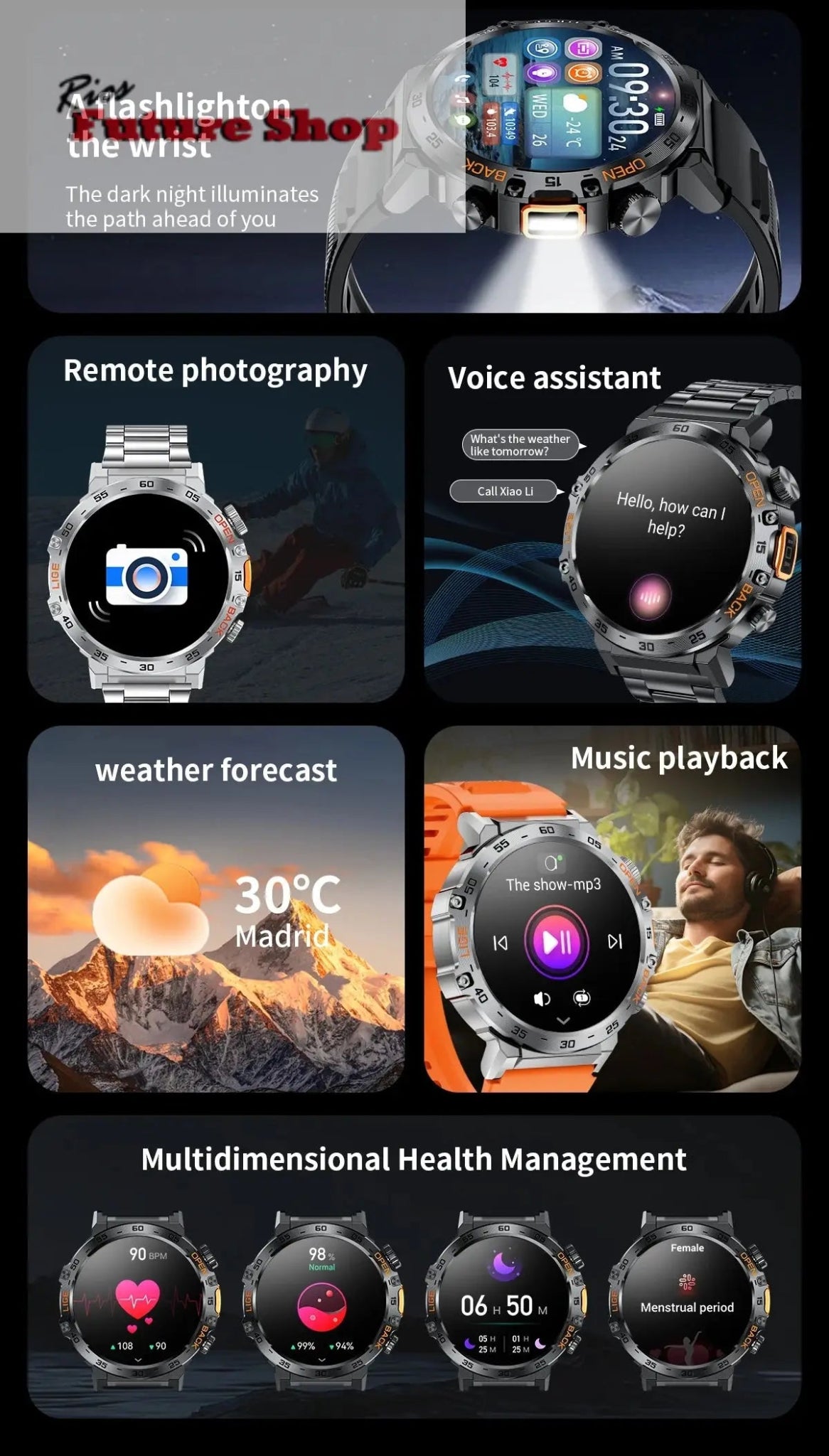 2024 New Smart Watch Men Style - Rios Future Shop
