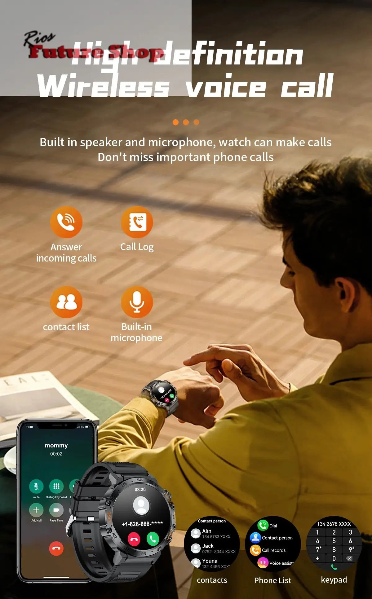 2024 New Smart Watch Men Style - Rios Future Shop