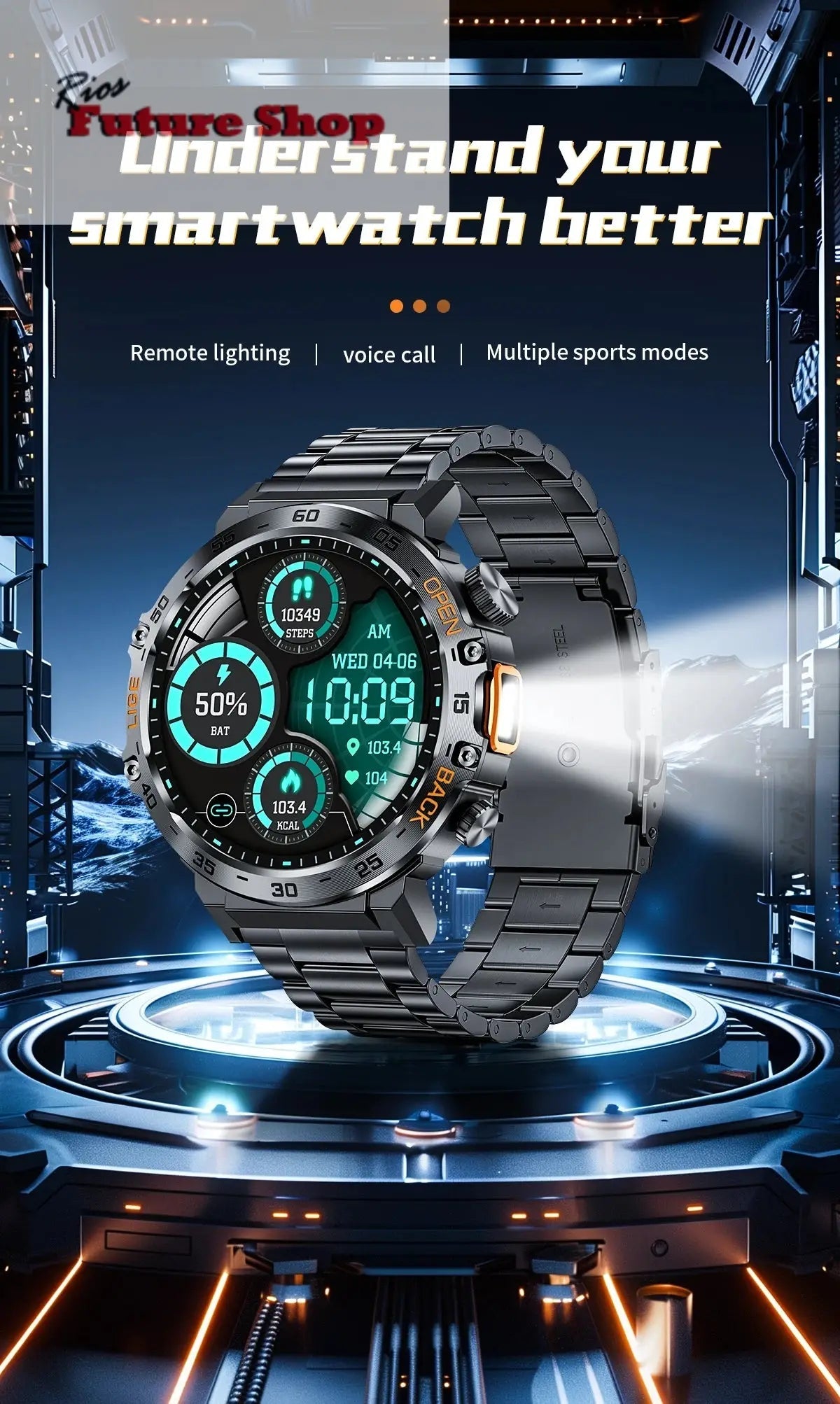 2024 New Smart Watch Men Style - Rios Future Shop