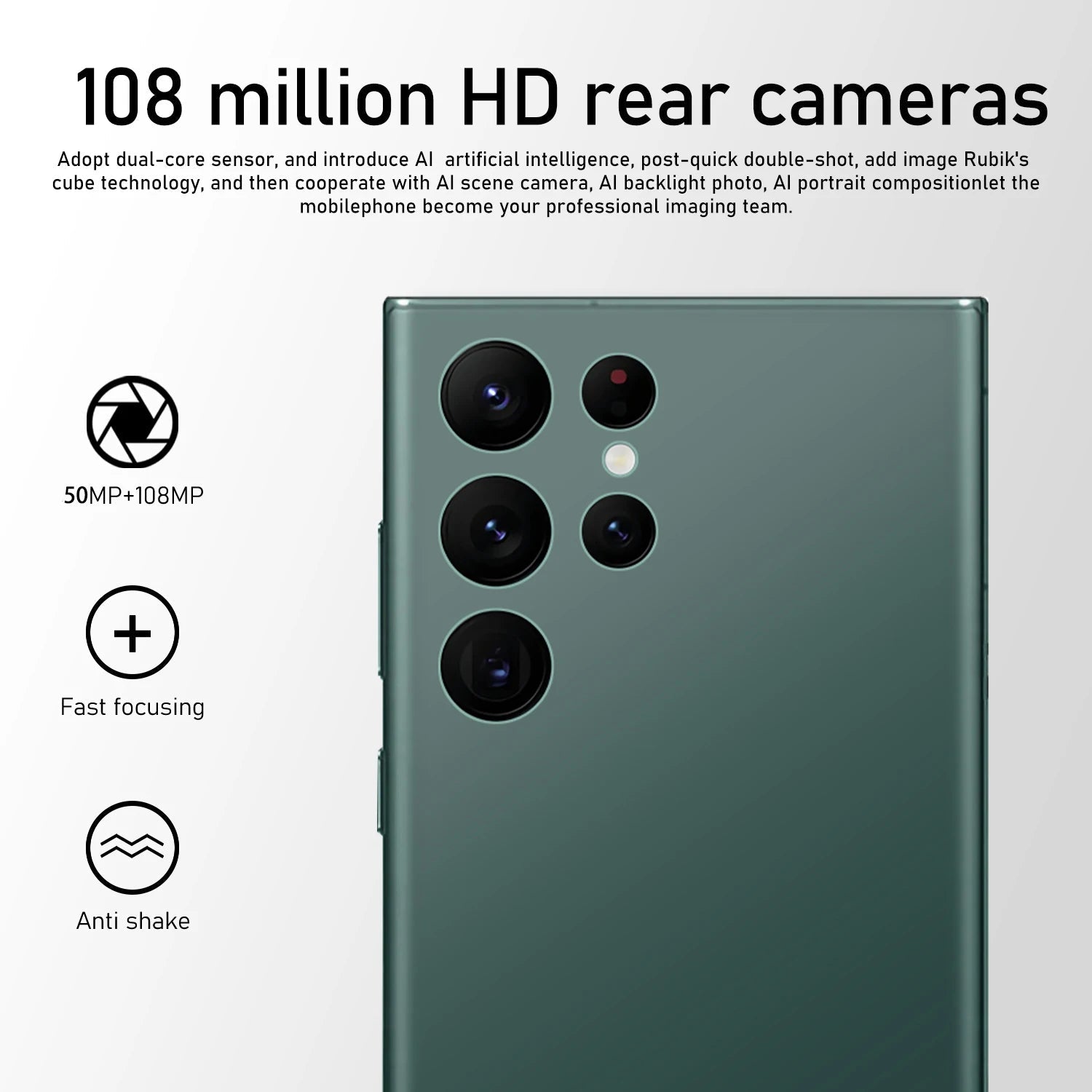 2024 new version original A54 5g mobile phone 6.8 inch 16Gb + 512Gb Android 13 smartphone dual-sec ten-core smartphone DSersALIBABA