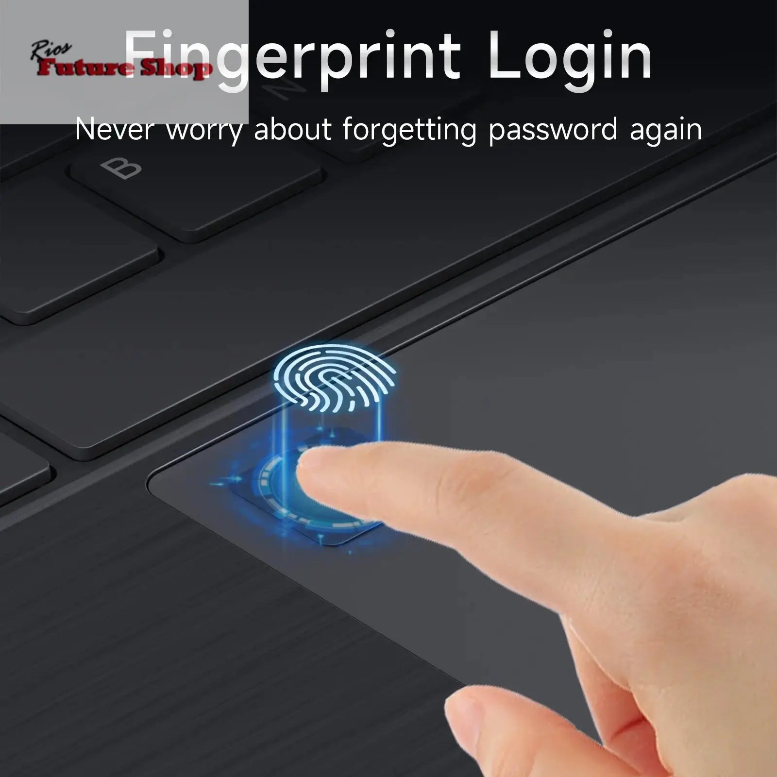 2025 NEW 15.6" Portable Laptop Intel N95 32GB DDR4 2TB SSD 7500mAh Windows11 Office Notebook Pc Gamer with Backlit Fingerprint - Rios Future Shop