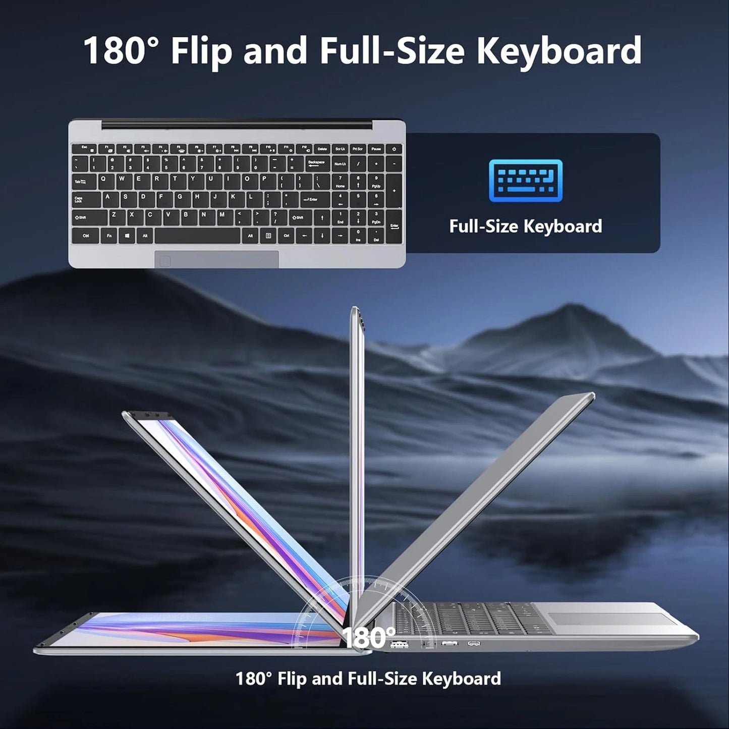 2025 NEW 15.6" Portable Laptop Intel N95 32GB DDR4 2TB SSD 7500mAh Windows11 Office Notebook Pc Gamer with Backlit Fingerprint DSers