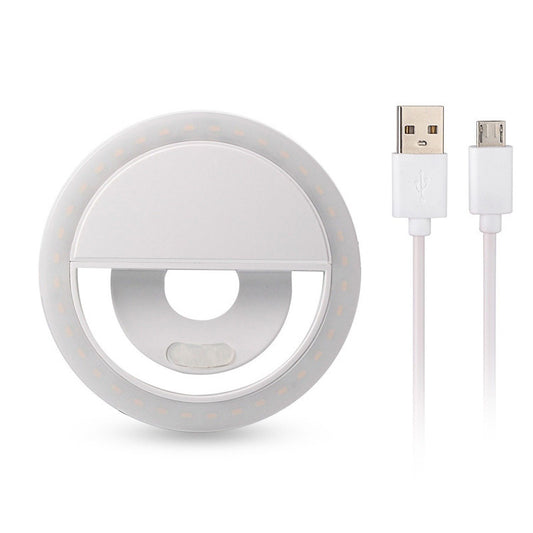 Anillo de luz para teléfono móvil, carga USB, modelo RK12