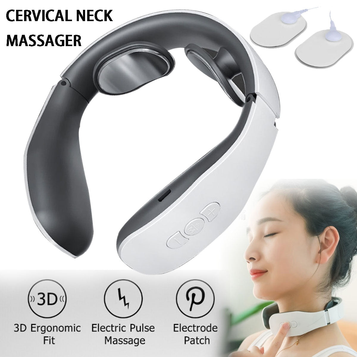 Massageador multifuncional para ombros, pescoço e coluna cervical