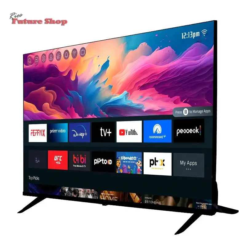 4K flat screen led tv smart 32" 40" 50" 55" 65" 43" smart tv screens televisions smart tvs - Rios Future Shop