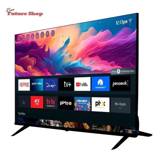 4K flat screen led tv smart 32" 40" 50" 55" 65" 43" smart tv screens televisions smart tvs - Rios Future Shop