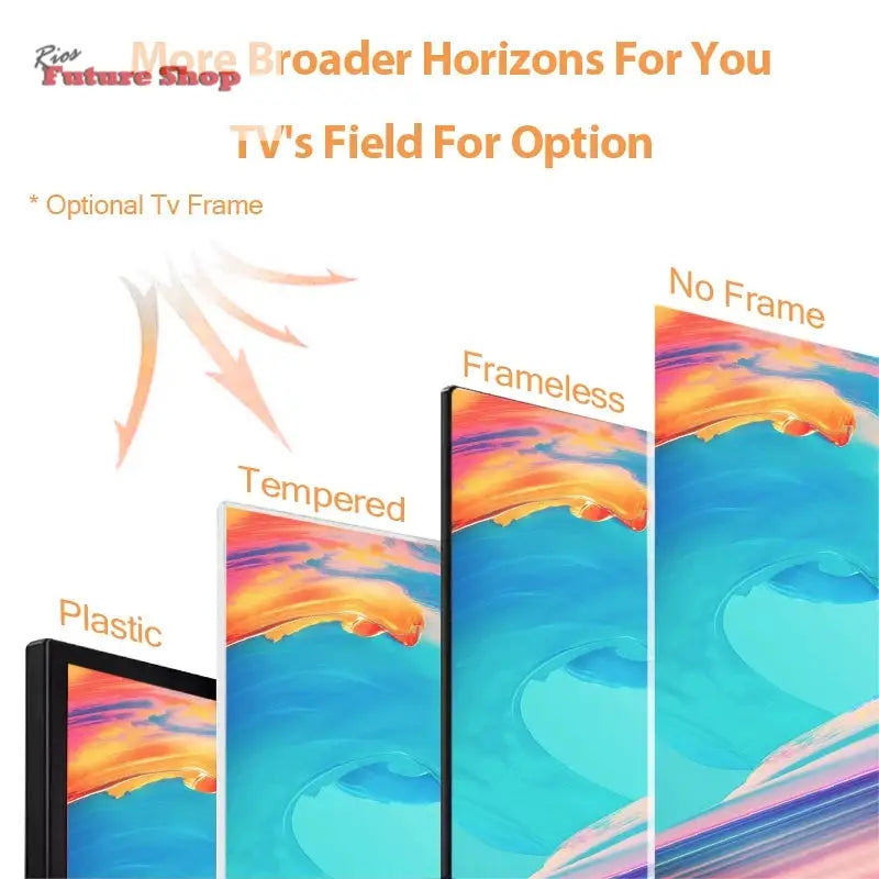 4K flat screen led tv smart 32" 40" 50" 55" 65" 43" smart tv screens televisions smart tvs - Rios Future Shop