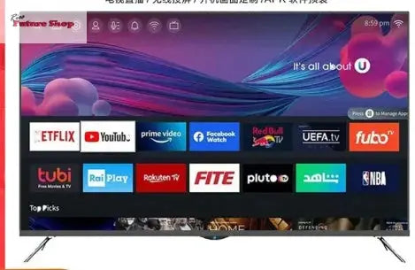 4K flat screen led tv smart 32" 40" 50" 55" 65" 43" smart tv screens televisions smart tvs - Rios Future Shop