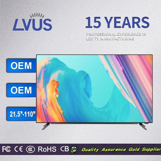 accept custom 4K android flat screen led tv smart 32 40 50 55 65 43 inch smart tv screens televisions smart tvs Rios Future Shop