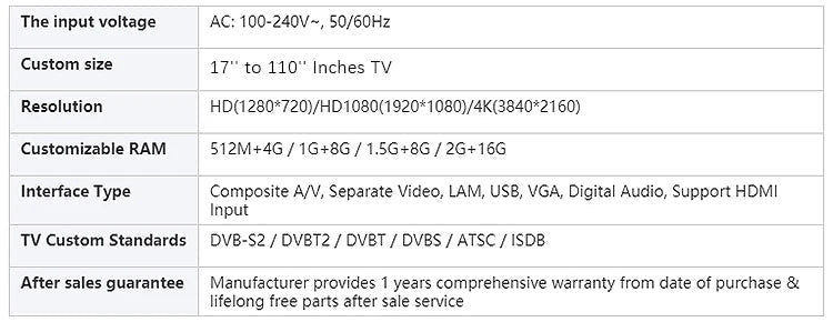 accept custom 4K android flat screen led tv smart 32 40 50 55 65 43 inch smart tv screens televisions smart tvs Rios Future Shop