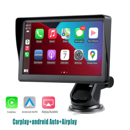 7 IPS Car Smart Screen Wireless Carplay Auto Telemóvel Tela de Projeção Navegação