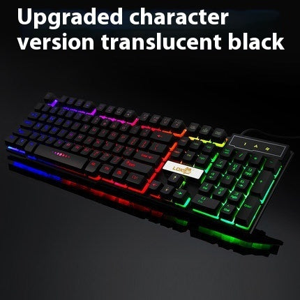 Gaming Keyboard, Glowing USB Cable, Gaming Keyboard