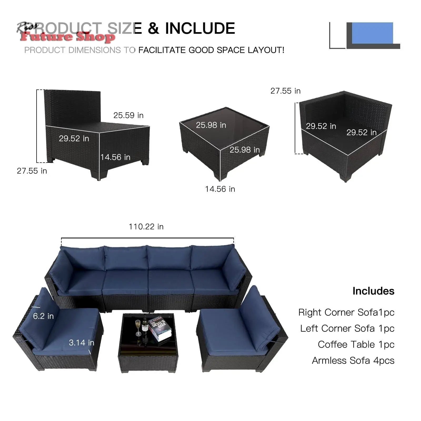 7-pieces-outdoor-rattan-patio-sectional-set-1783218 - Rios Future Shop