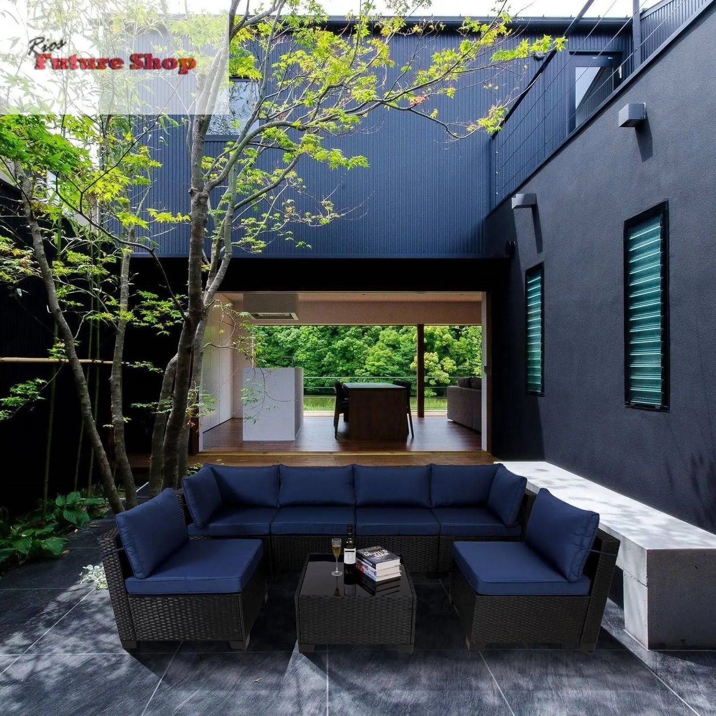 7-pieces-outdoor-rattan-patio-sectional-set-2591856 - Rios Future Shop