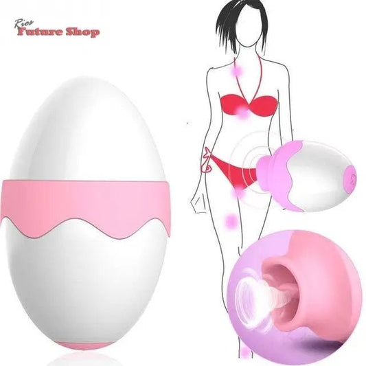 7 Speeds Tongue Vibrator Oral Licking Clitoris sucking G-spot Suction Sex Toys for Women Female Masturbation Nipple Massager - Rios Future Shop