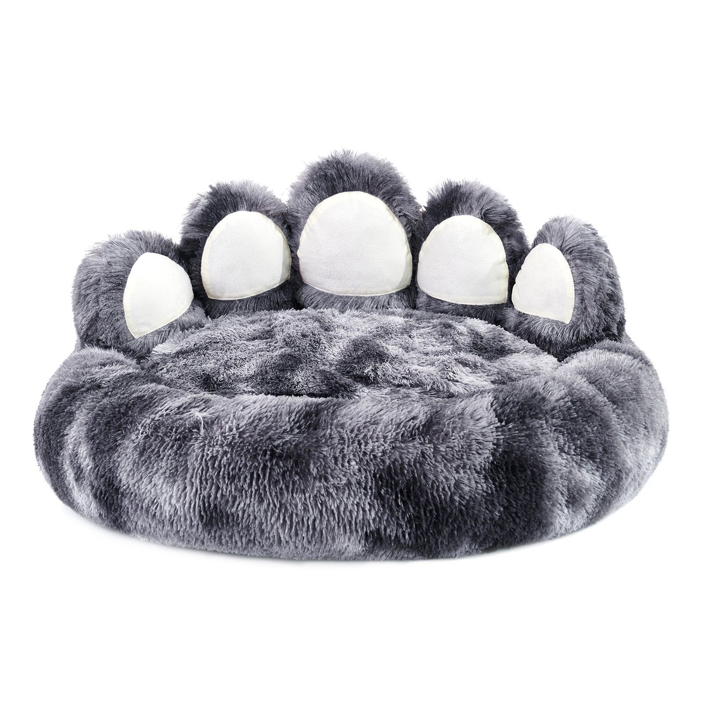 Cama para Pets (Gatos e Cães) fofa em formato de pata de urso, camas e móveis para cães pequenos e médios, camas de pelúcia fofas e aconchegantes para gatos internos