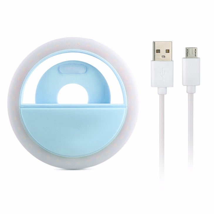 Ring Light Luz para celular, modelo de carregamento USB rk12