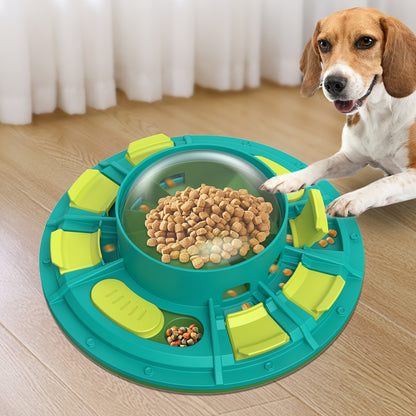 Brinquedo de puzzle interativo para cães para melhoria do QI e alimentação lenta, adequado para animais de estimação de todos os tamanhos, jogo de plástico não elétrico e nutritivo para animais de estimação, produtos para animais de estimação