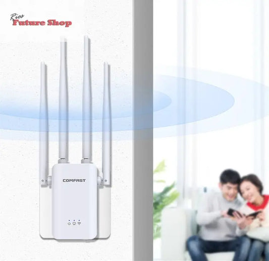Amplificador de sinal Wifi Amplificador de sinal de roteador sem fio doméstico - Rios Future Shop