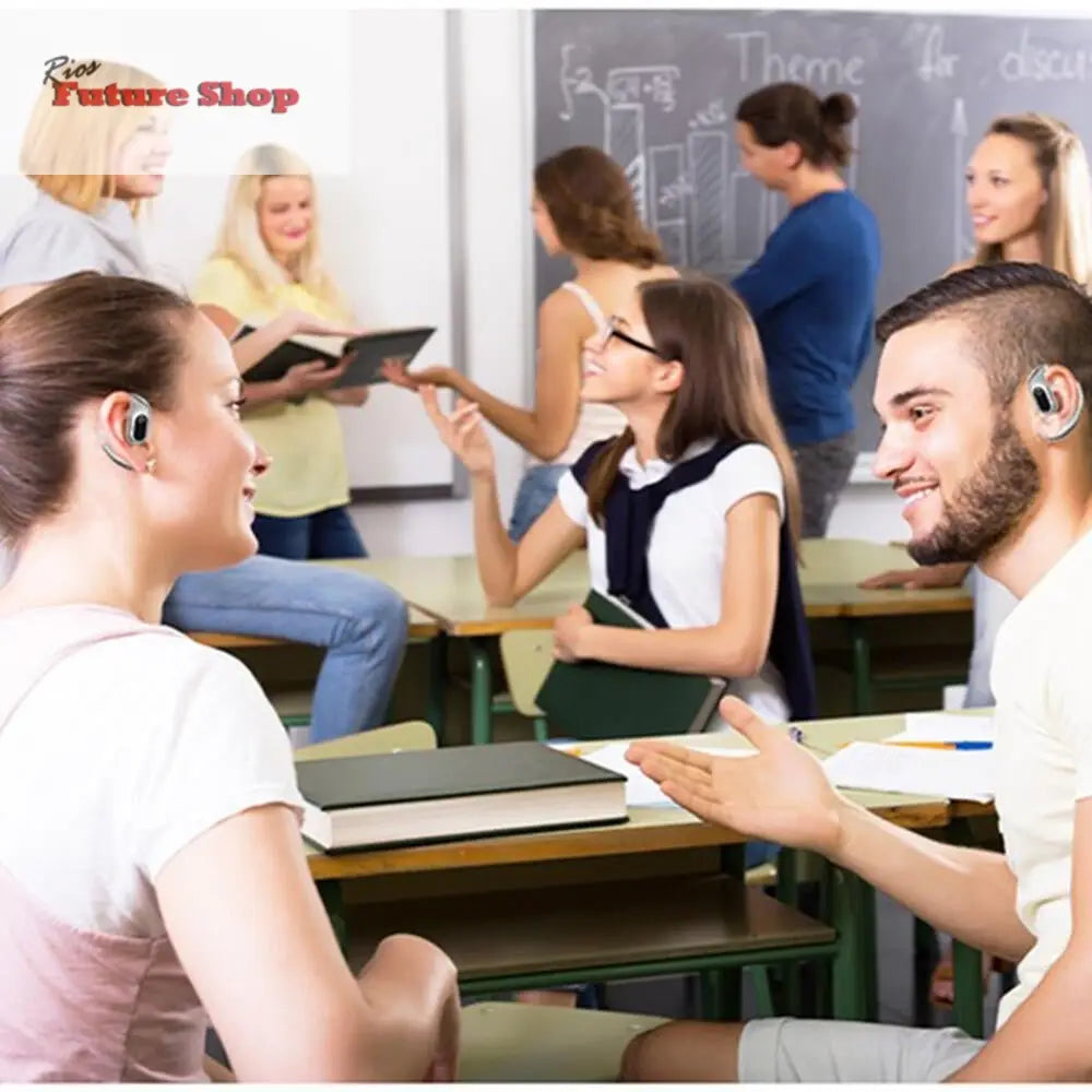 Auriculares Traductores En Tiempo Real Negros - Rios Future Shop