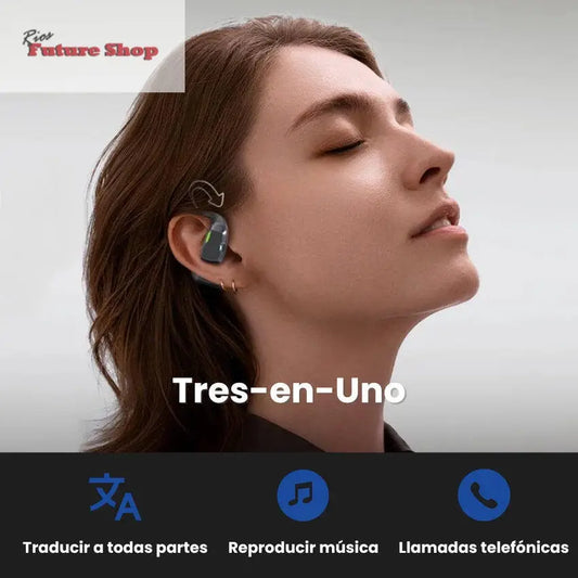 Auriculares Tradutores Instantaneos em Tempo Real Dropea