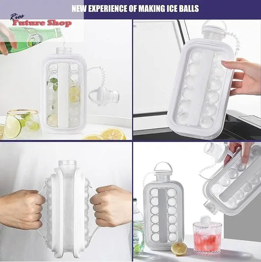 Bandeja para cubitos de hielo 2 en 1