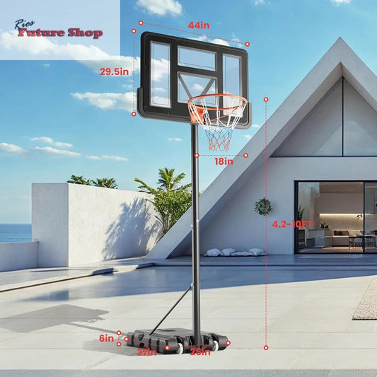 Basketball-Hoop-Outdoor-Portable-Court-CJdropshippimgUSA-100145997 - Rios Future Shop