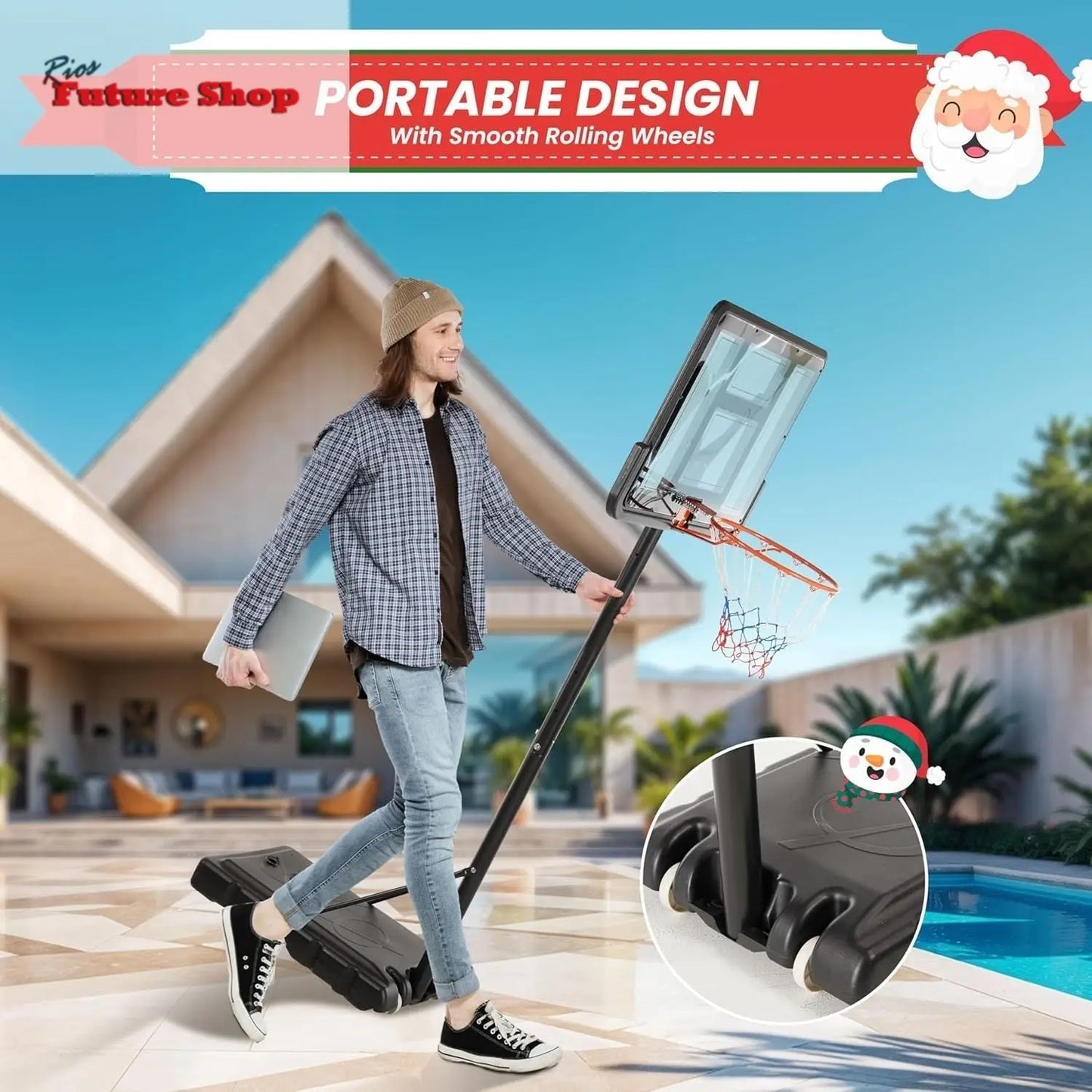 Basketball-Hoop-Outdoor-Portable-Court-CJdropshippimgUSA-100146262 - Rios Future Shop