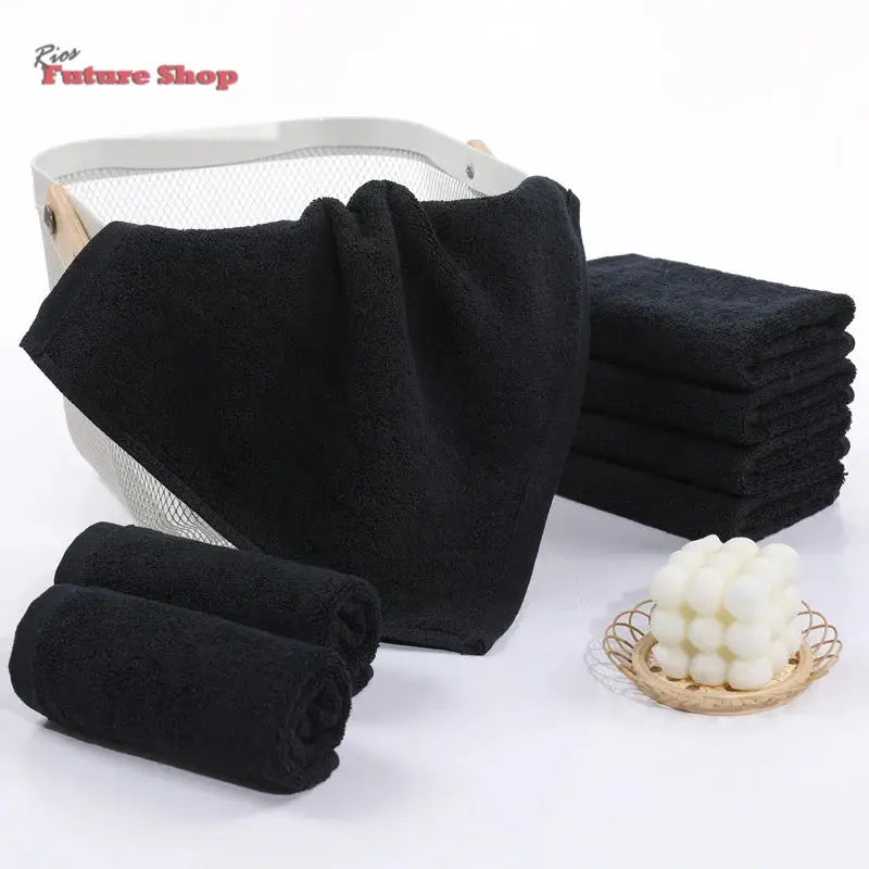 Black Towel Cotton Soft Face Towel DSers