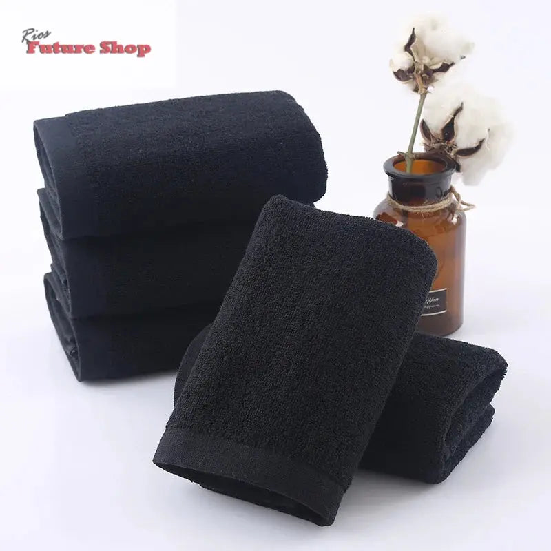 Black Towel Cotton Soft Face Towel DSers