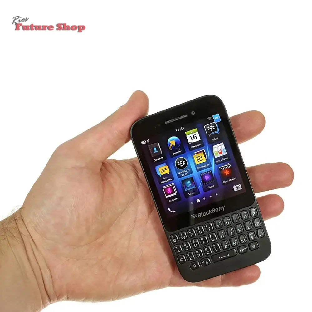 Blackberry Q5 4G Mobile Phone Unlocked 3.1" 2GB RAM 8GB ROM 5MP+2MP WIFI GPS q5 phone QWERTY Keyboard BlackBerryOS cellphone - Rios Future Shop