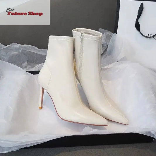 Botas Martin de salto agulha com salto agulha - Rios Future Shop