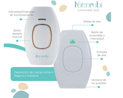 Komorebi  - Depiladora a laser para mulher, máquina de depilação a laser