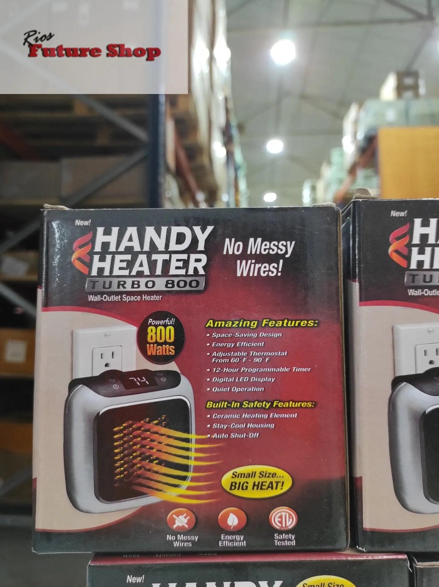Calefactor Mini 800 Watts - Rios Future Shop
