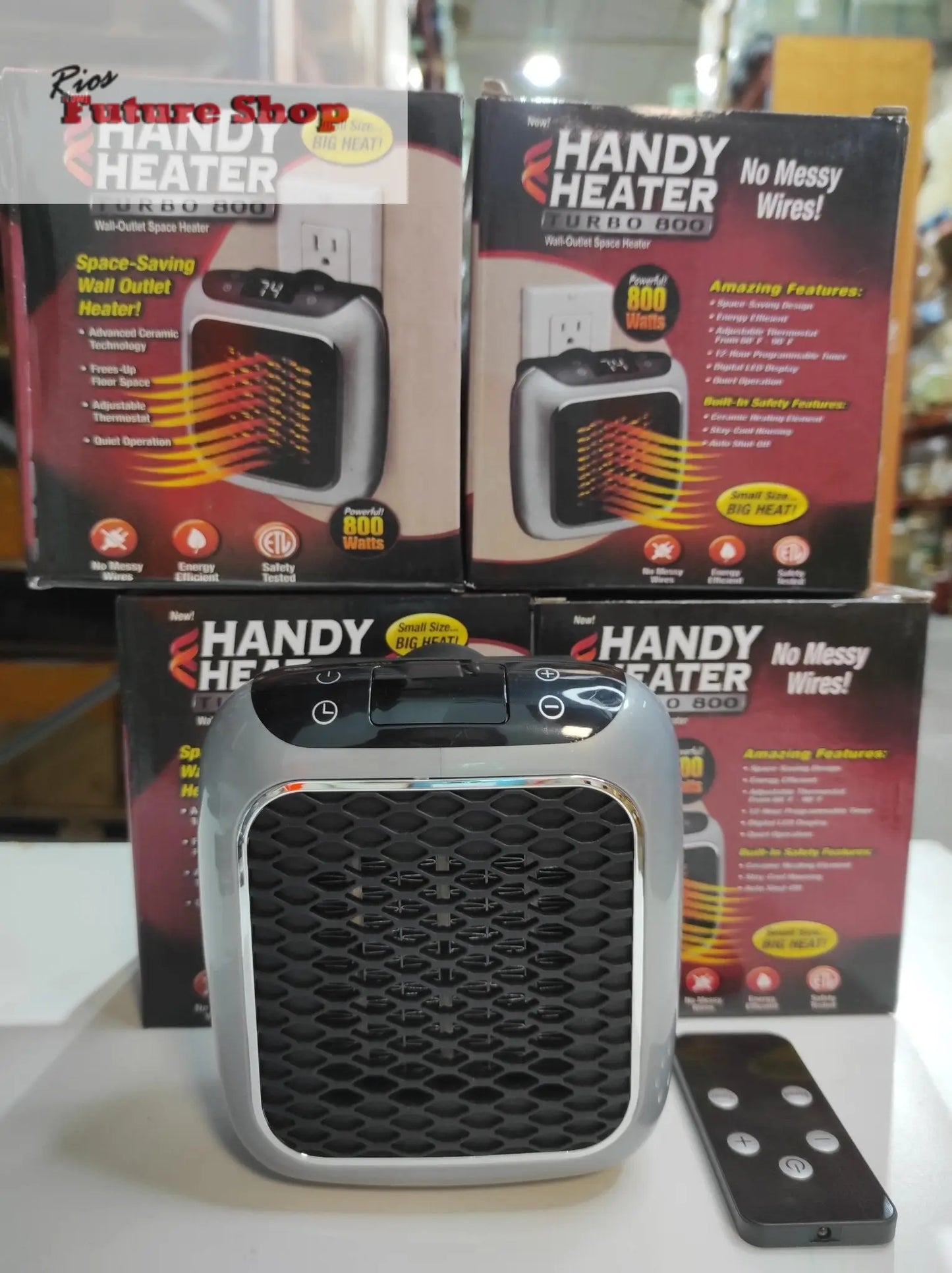 Calefactor Mini 800 Watts - Rios Future Shop