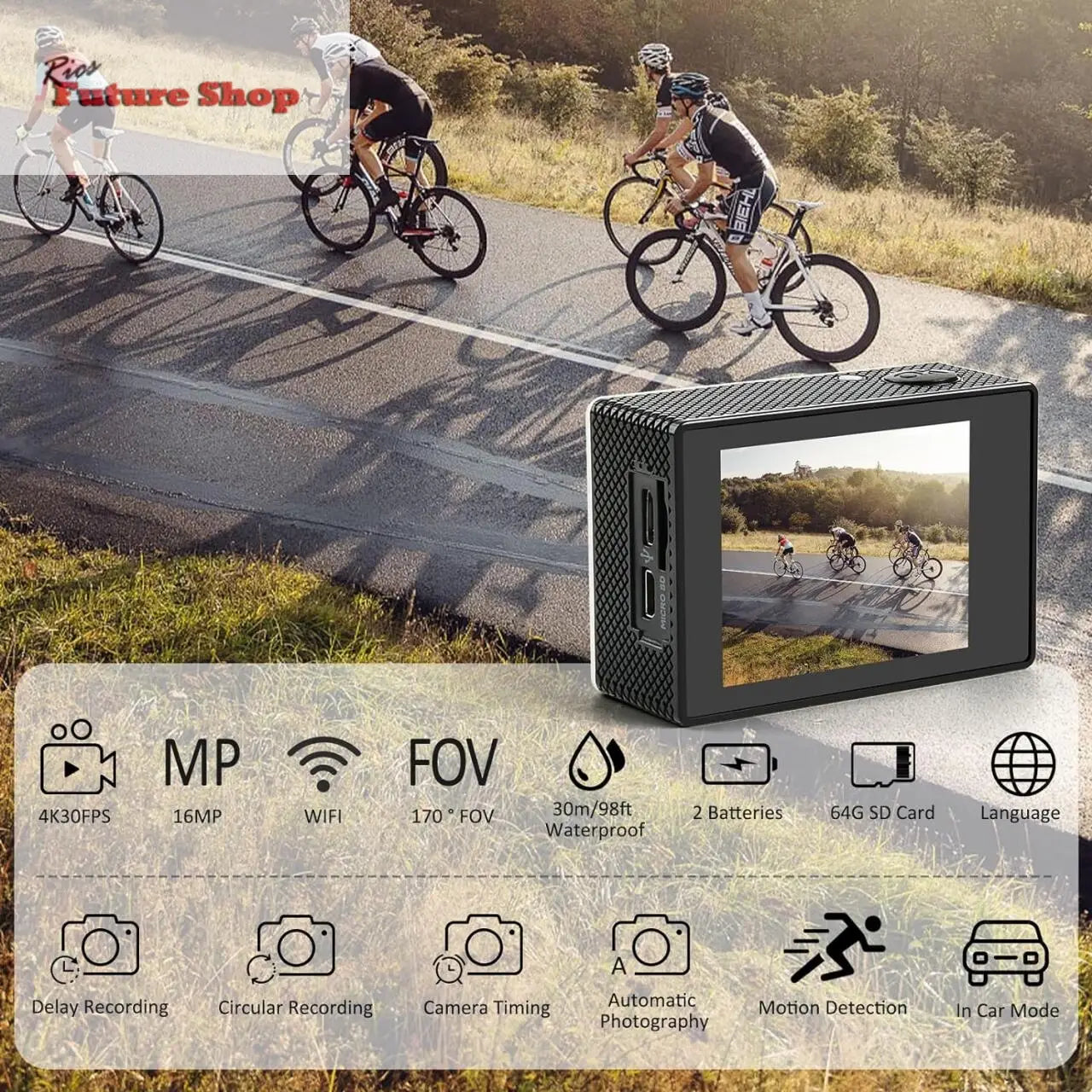 Camara Deportiva HD Dropea