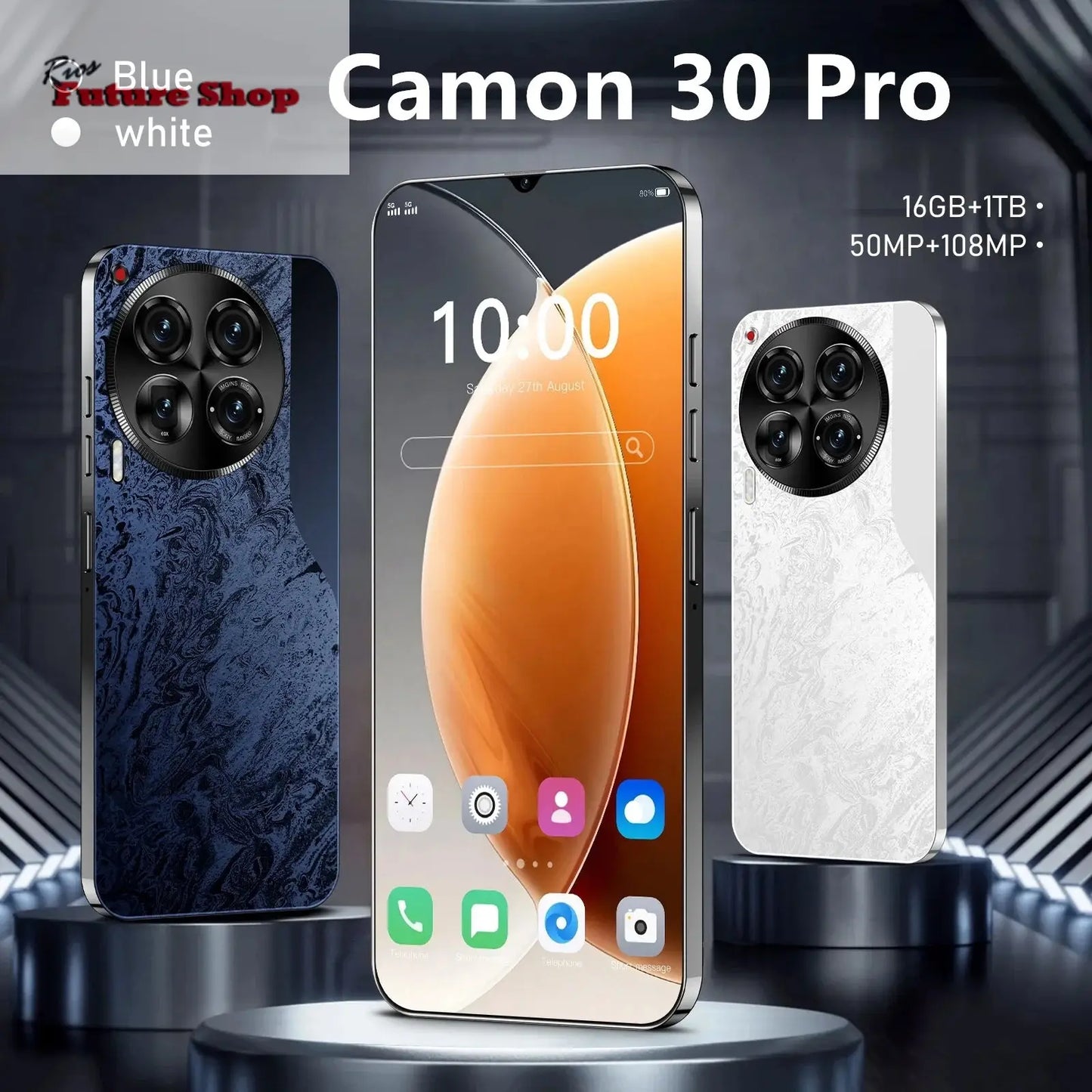 Camon 30 Pro Original 7.3-inch 5G Smartphone 16GB +1TB - Rios Future Shop