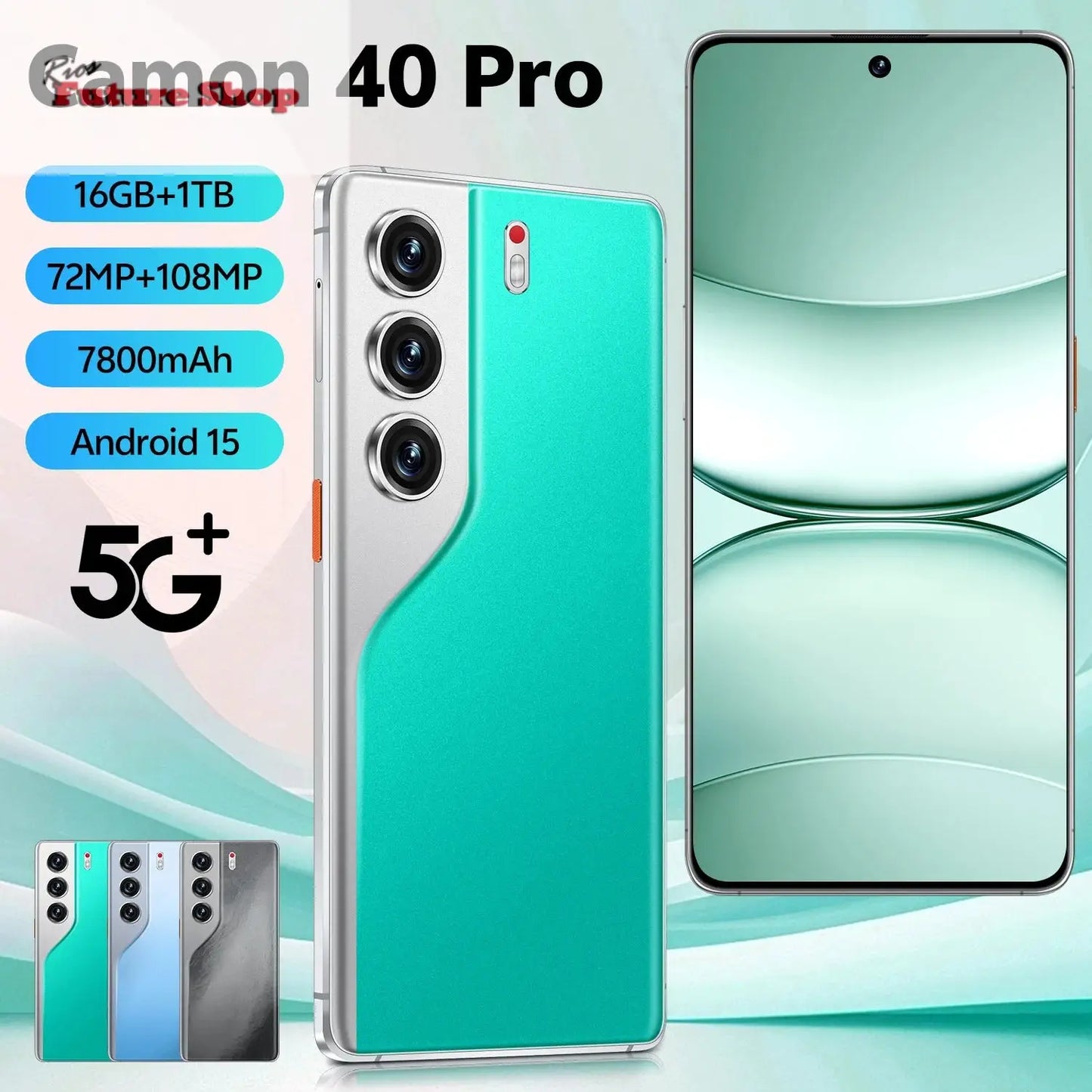 Camon 40 Pro Global Version Android Smartphones 5G - Rios Future Shop