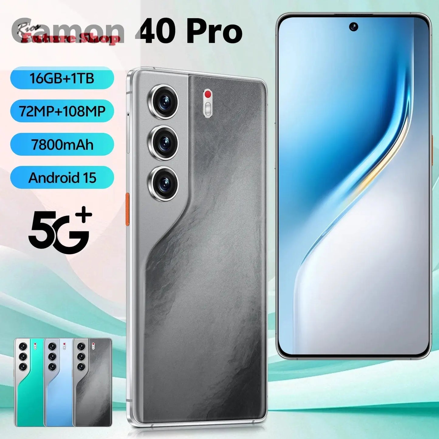 Camon 40 Pro Global Version Android Smartphones 5G - Rios Future Shop