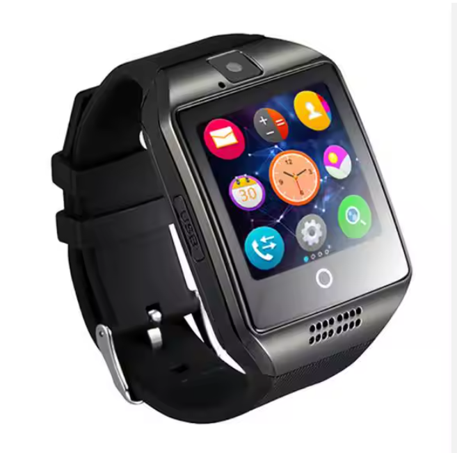 Smartwatch q18 para celular, relógio inteligente para telefones android