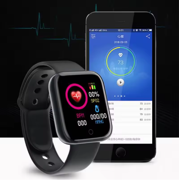 D20 Multifunctional Smart Watch for Men and Women Bluetooth Connected Phone 