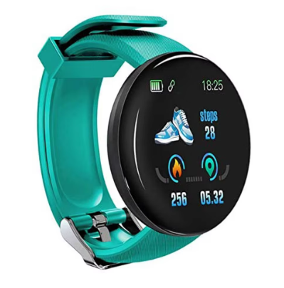 D18 Smart Band Heart Rate Monitor Smart Bracelet Round Smart watch