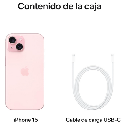 Apple iPhone 15 (128 GB) - rosa